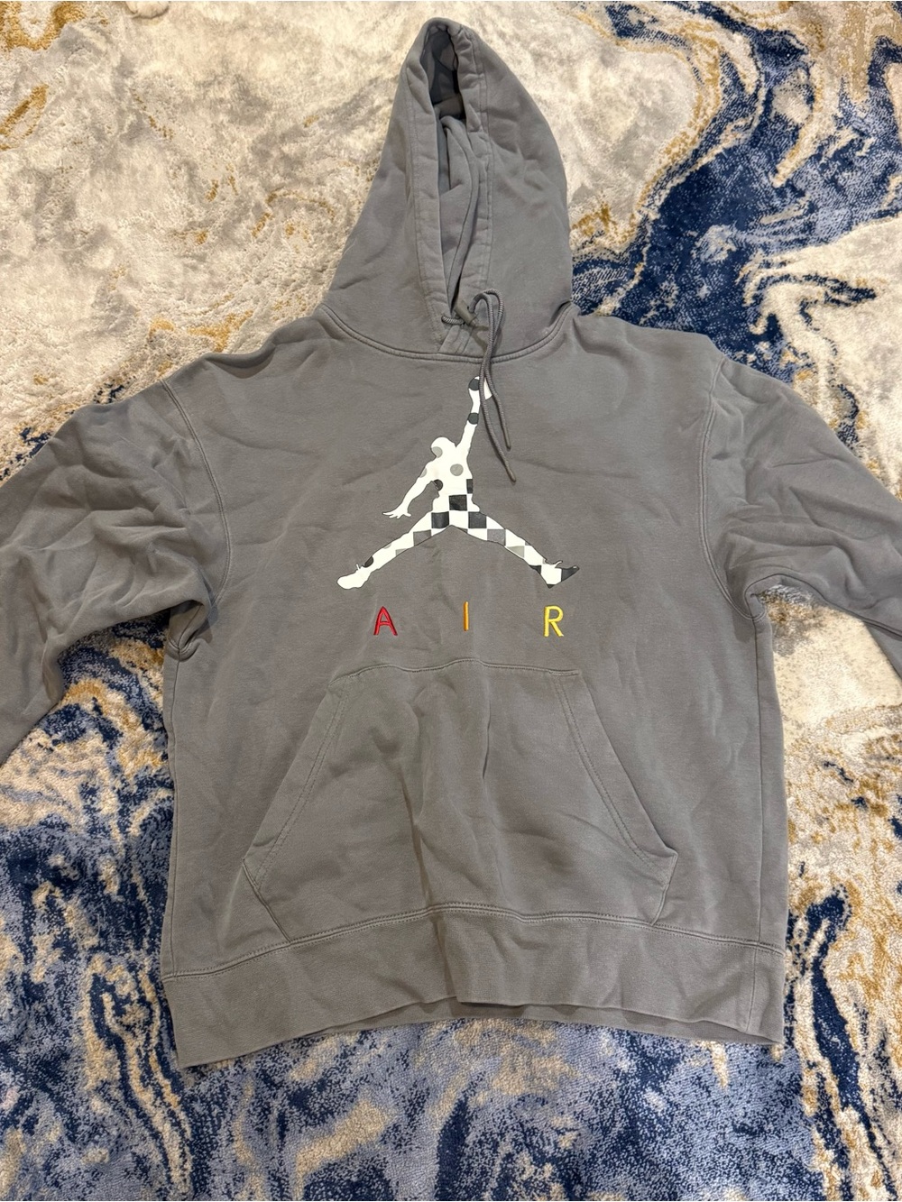 Jordan hoodie men’s gray size medium